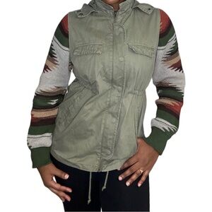 Thread And  Supply Olive Jacket Size M